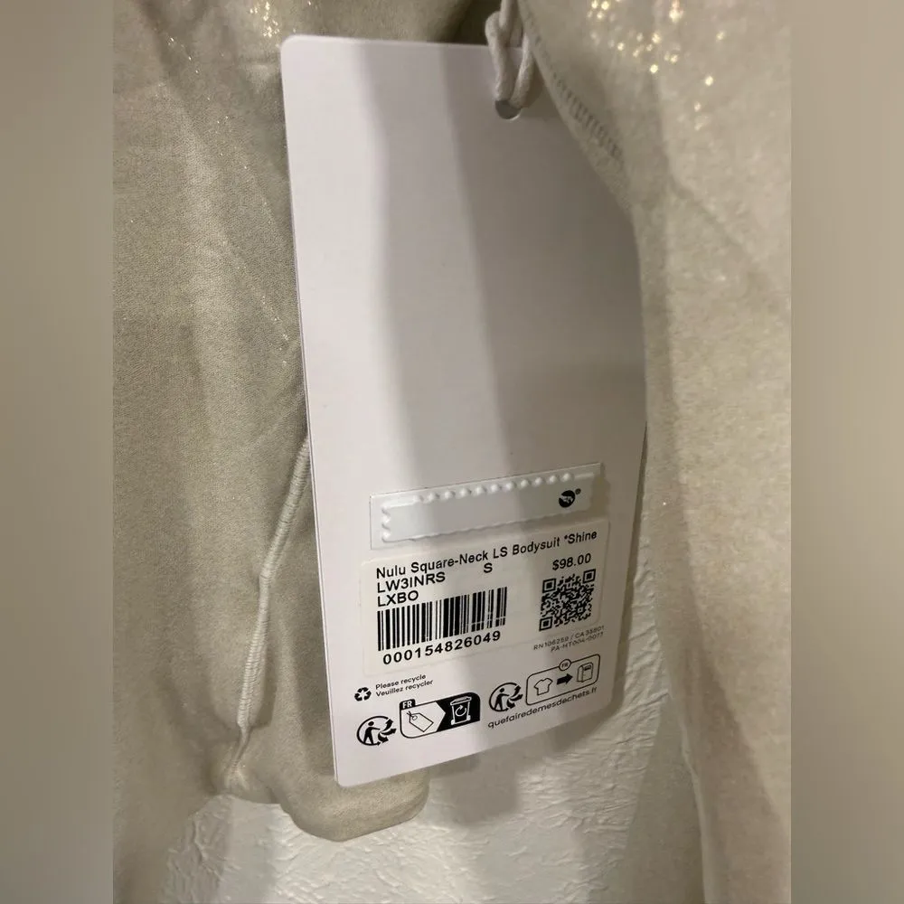 NWT Lululemon Wundermost Shimmer Nulu Bodysuit Size Small - Image 4