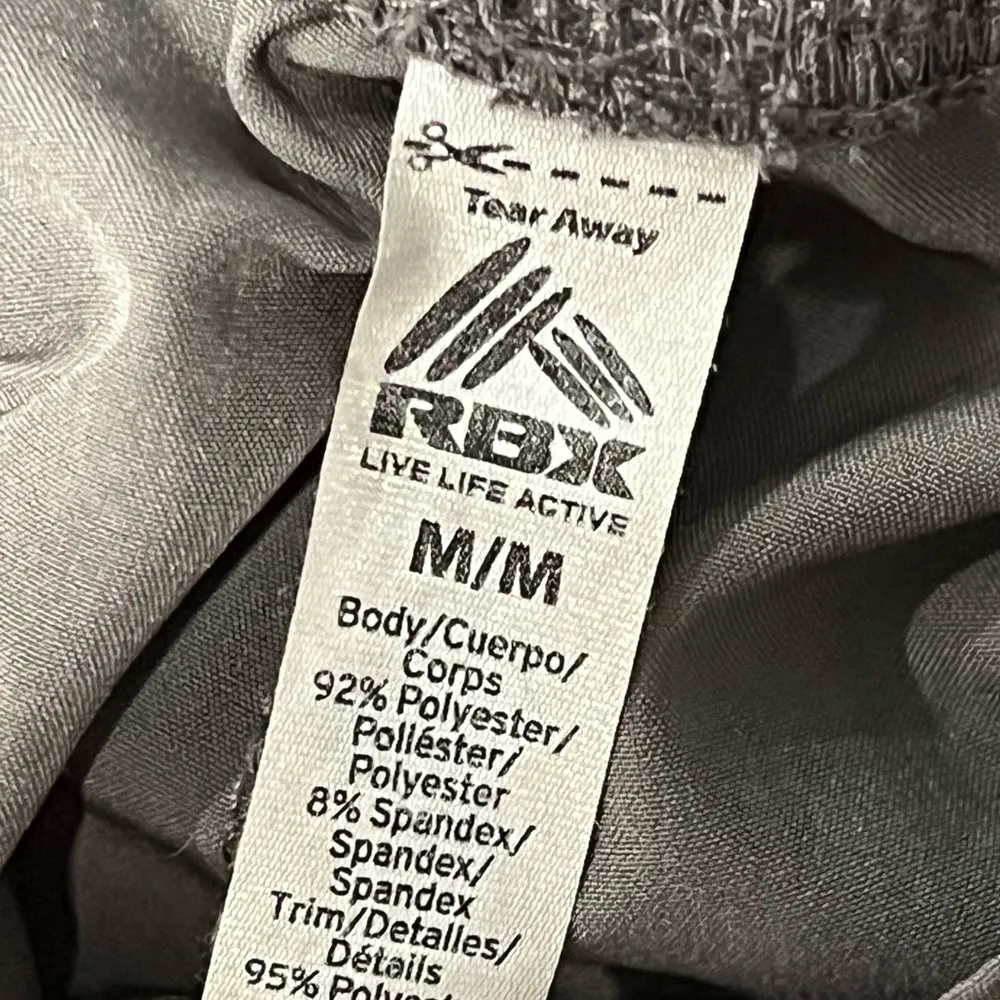 Women’s RBX Gray Medium Athletic Workout Shorts - Image 3