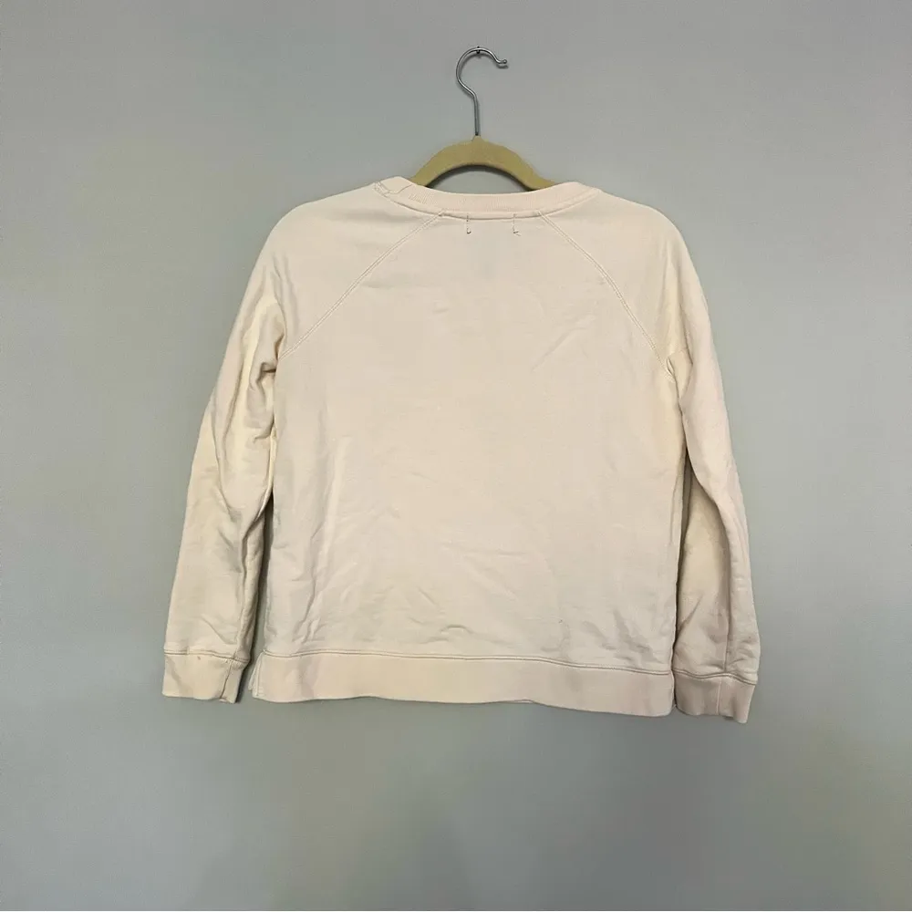 Lauren Ralph Lauren Cream Eyelet Crewneck Sweater Size S - Image 6