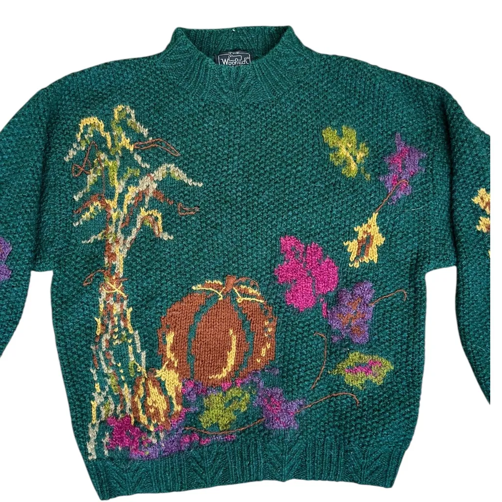 Vintage Woolrich Embroidered Wool Blend Sweater | Size Medium - Image 3