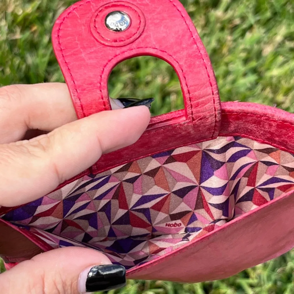 HOBO Red Leather Wallet - Image 6