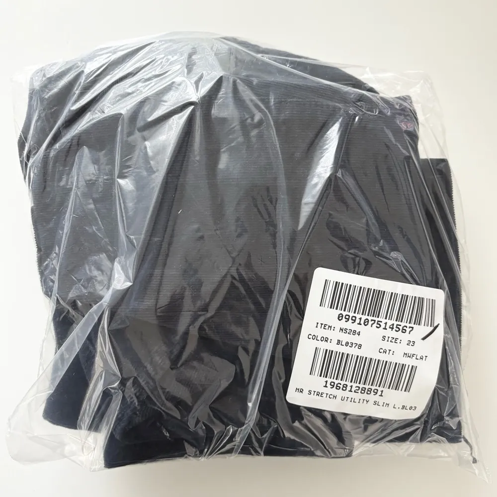 NWT Madewell Slim Straight Utility Pant Garment Dye Corduroy Classic Navy Blue - Image 5