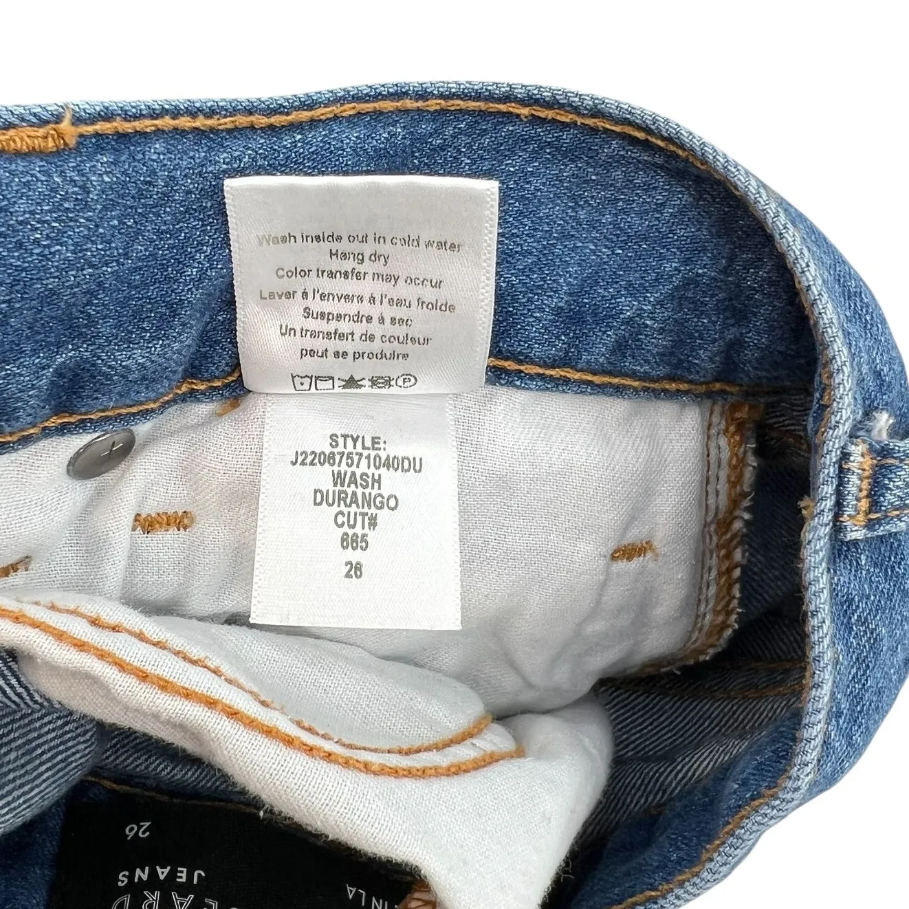 Veronica Beard Taylor High Rise Wide Leg Jeans Durango Wash Blue Size 26 - Image 13