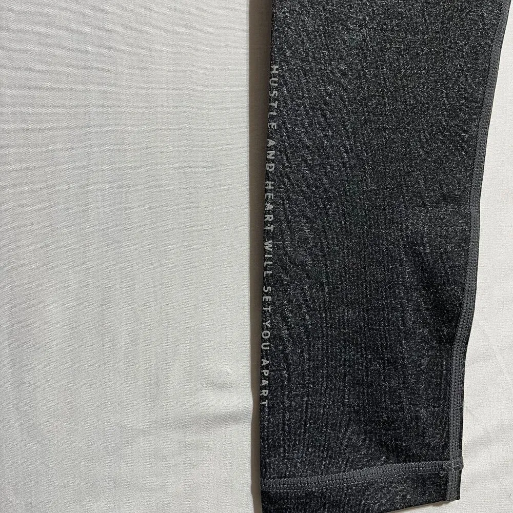 Love Fitness Seamless Leggings Women's Small Black White Geometric Elastic Waist - Image 3