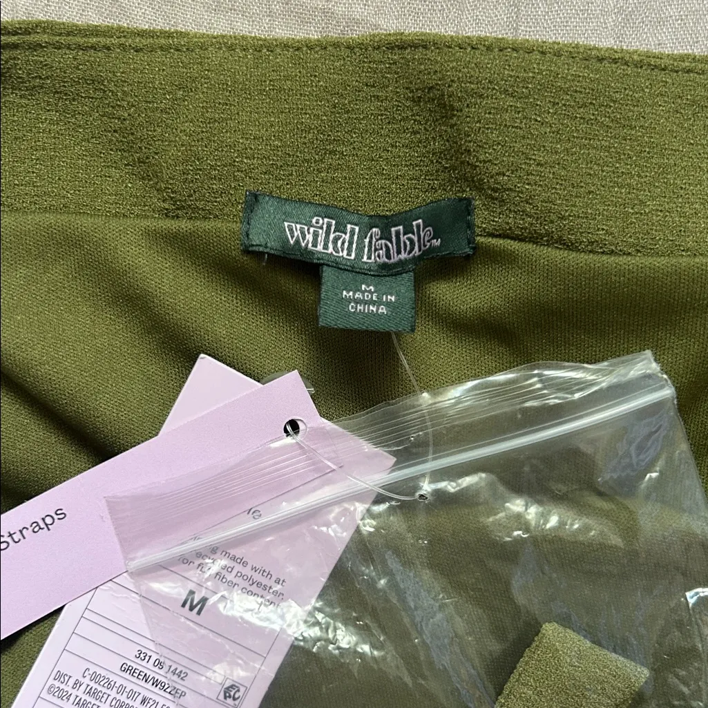 Wild Fable  Olive Strapless Jumpsuit - Image 5