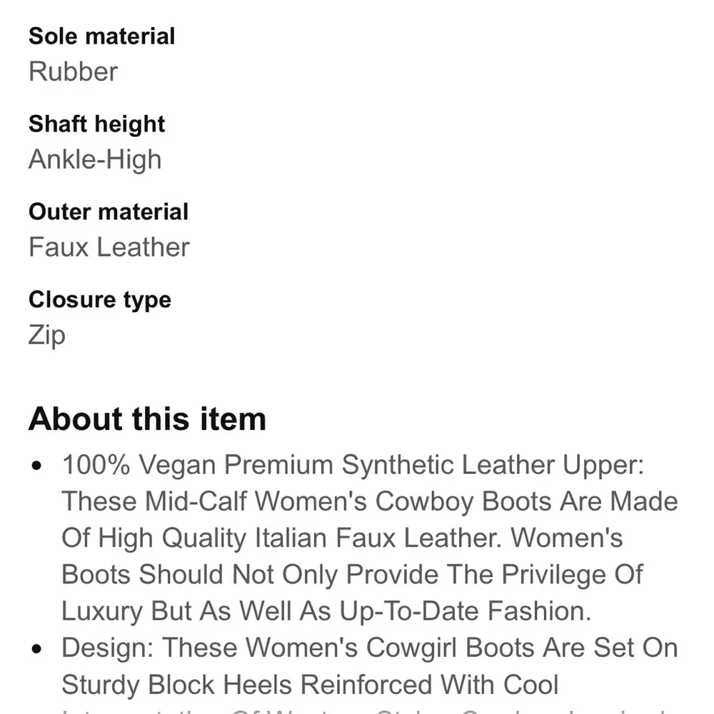 Global Win Women's Tan Western Boots Size 9.5 - Image 13