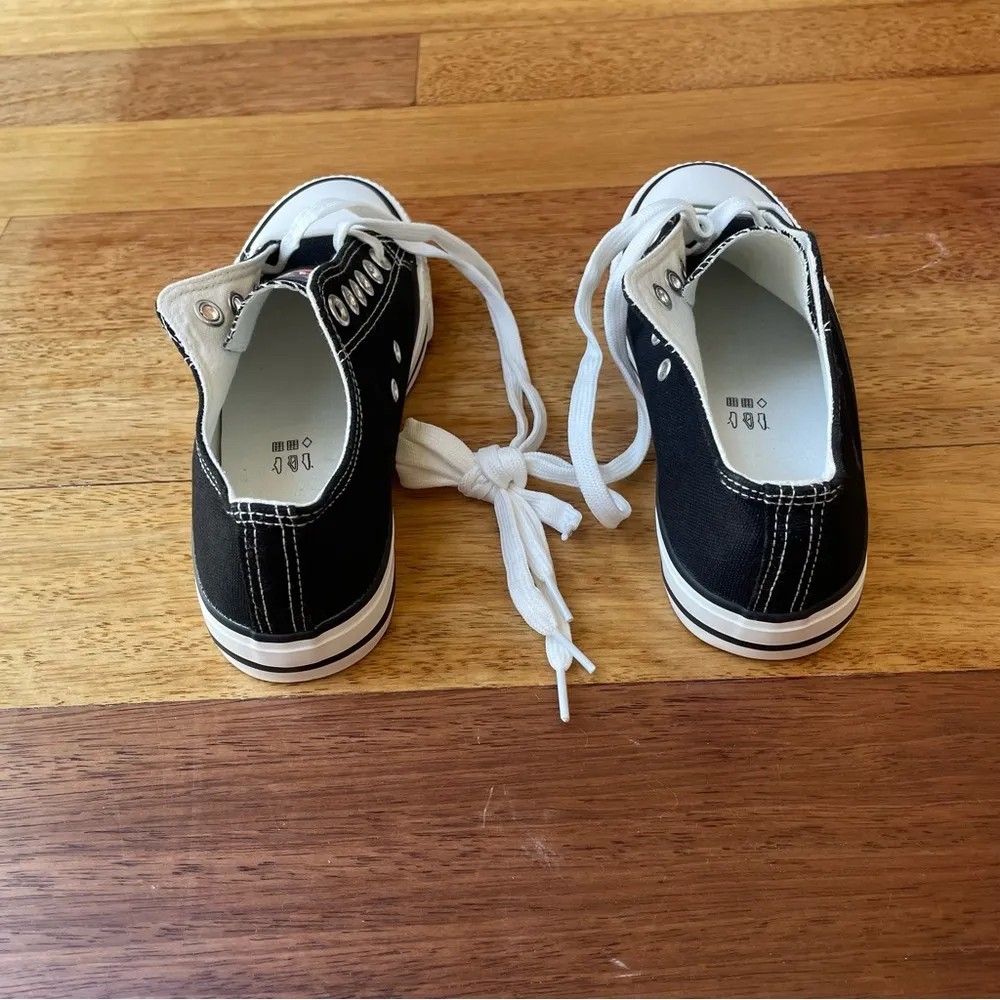 Custom Phoenix Suns X Converse Style Canvas Sneakers with Extra Orange Laces NWT - Image 6