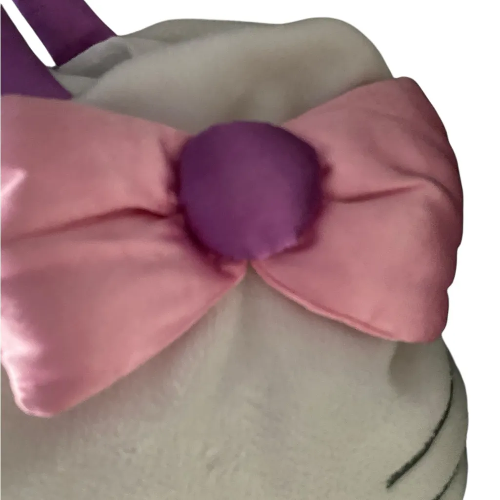 Hello Kitty Sanrio Large Plush Tote Bag purse purple pink bow dopamine dressing White - Image 5