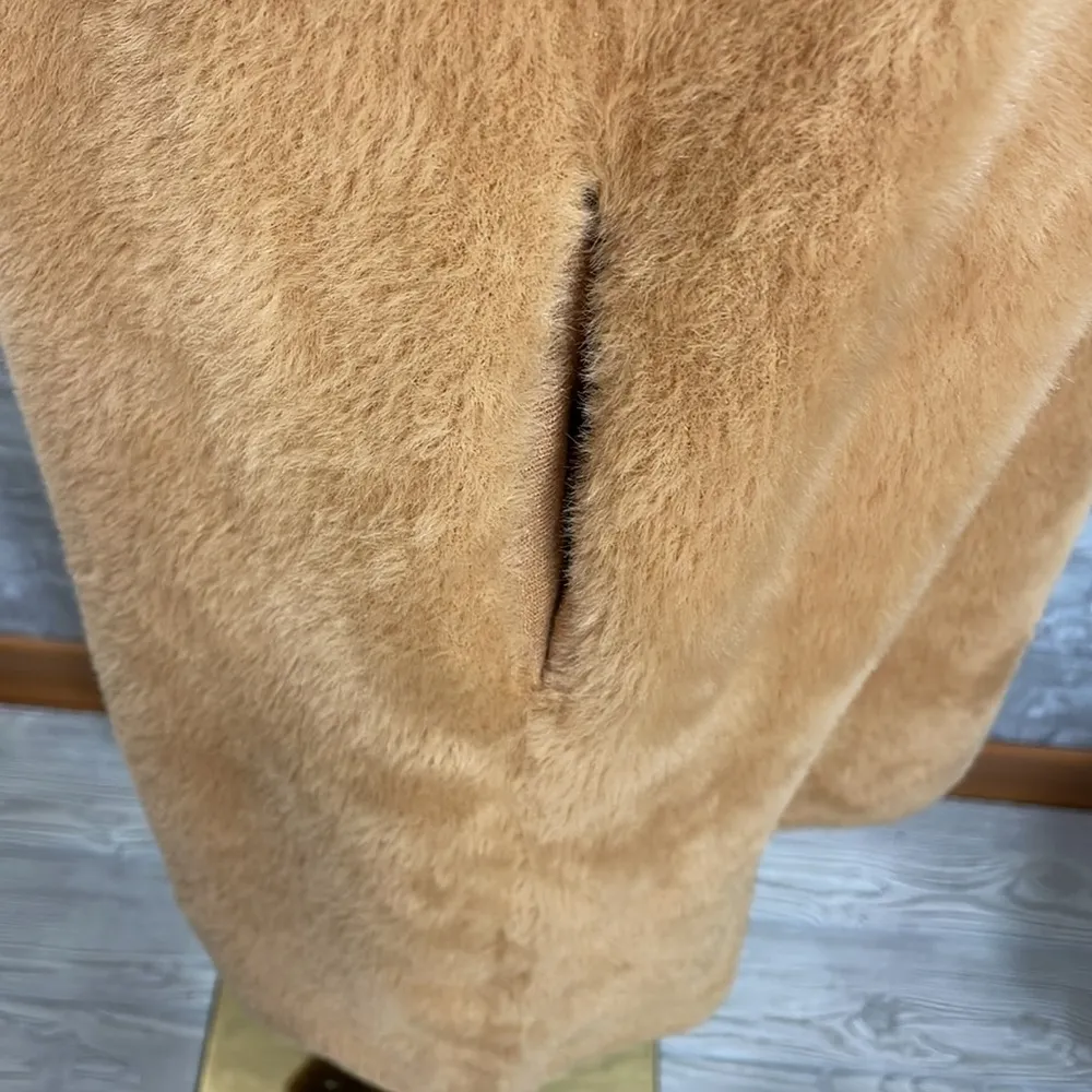 Cyrus Tan Teddy Snap Sweater Coat - Image 4
