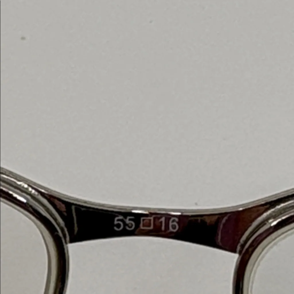 Women’s Modz Titanium Countess Eyeglasses semi cat eye full rim metal white Silver - Image 10