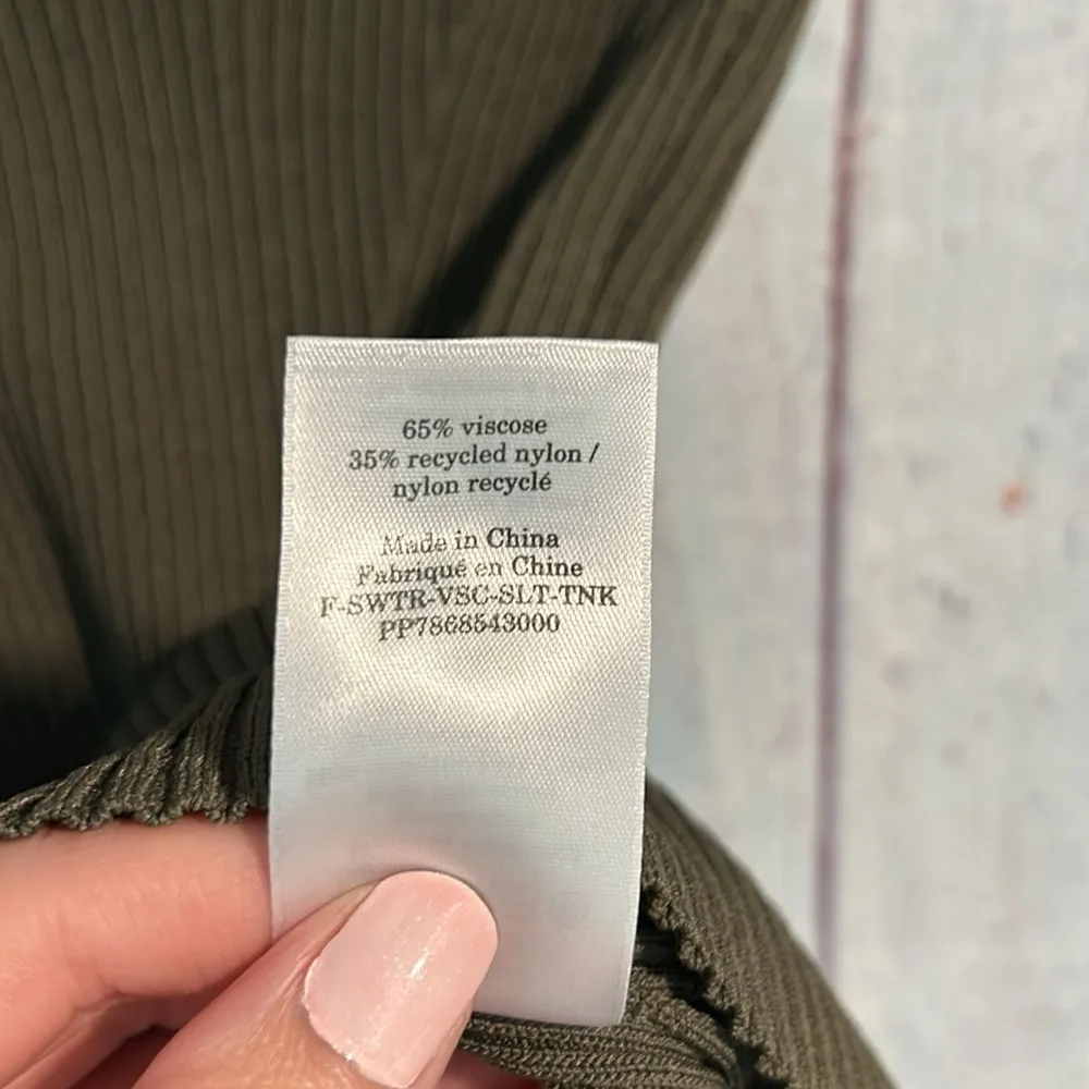 NWOT Everlane The Ribbed Cutaway Tank - Image 9