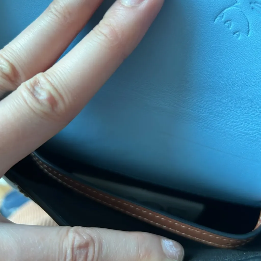 Loewe x Ghibli Totoro large heel bag in blue - Image 9