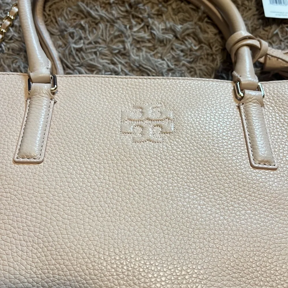 Tory Burch Thea Small Convertible Tote in Sweet Melon - Image 4