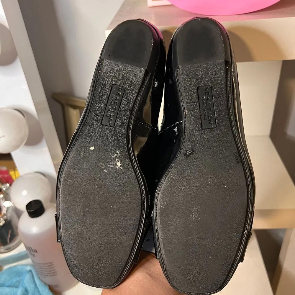 Classic Black Comfort Slip-On Flats Casual‎ Work Office Shoes - Image 3