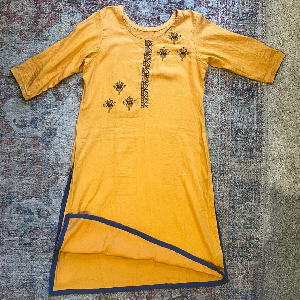 Handmade Embroidered Casual Kurti or Pullover Kimono - Image 7