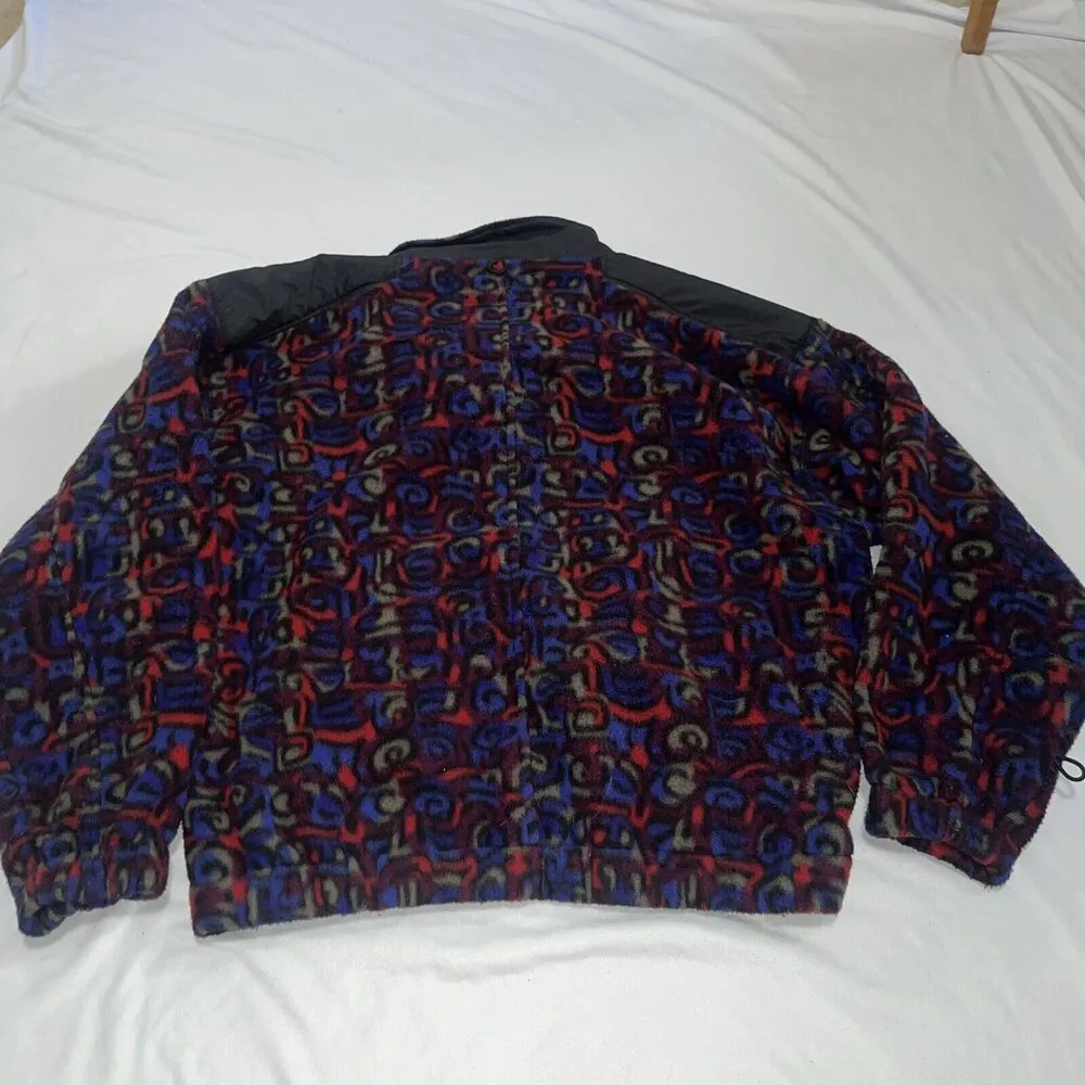 Vintage Obermeyer Ski 1/2 Button Fleece 80s Jacket Unisex Large - Image 9