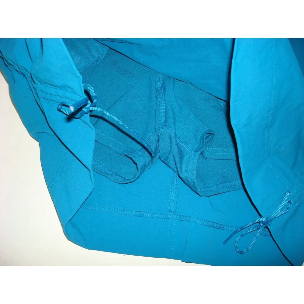 Womens New M NWT Columbia Run Hike Skort Skirt Aqua Blue Shorts Pockets UPF 50 - Image 3