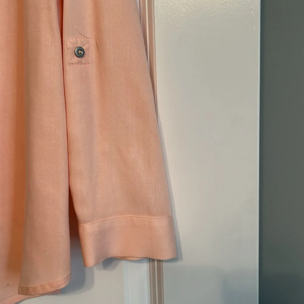Jessica Simpson Peach Button Down Blouse - Image 7