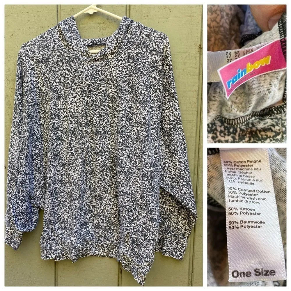 Rainbow American Apparel Pullover Hoody Shirt - Image 2