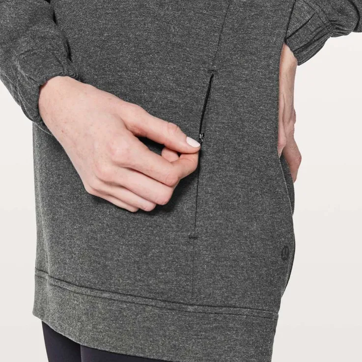 Lululemon Twisted & Tucked Long Sleeve Modal French Terry Size 4 - Image 3