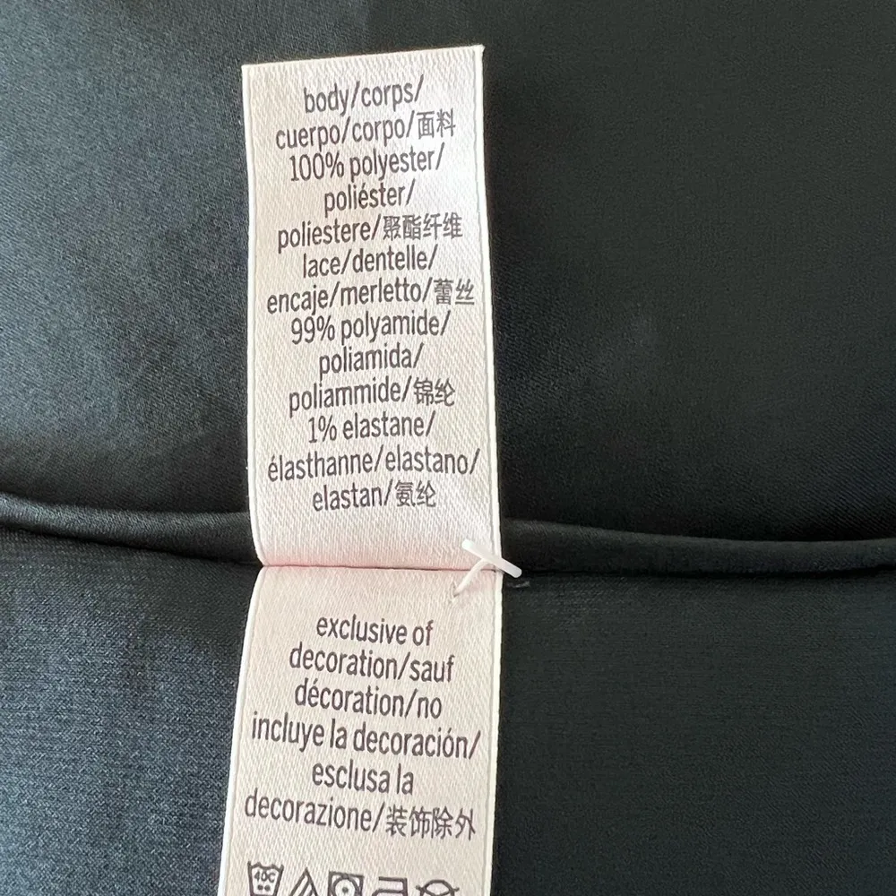 VICTORIA’S SECRET Black Lace Open Front Kimono Size M/L - Image 8