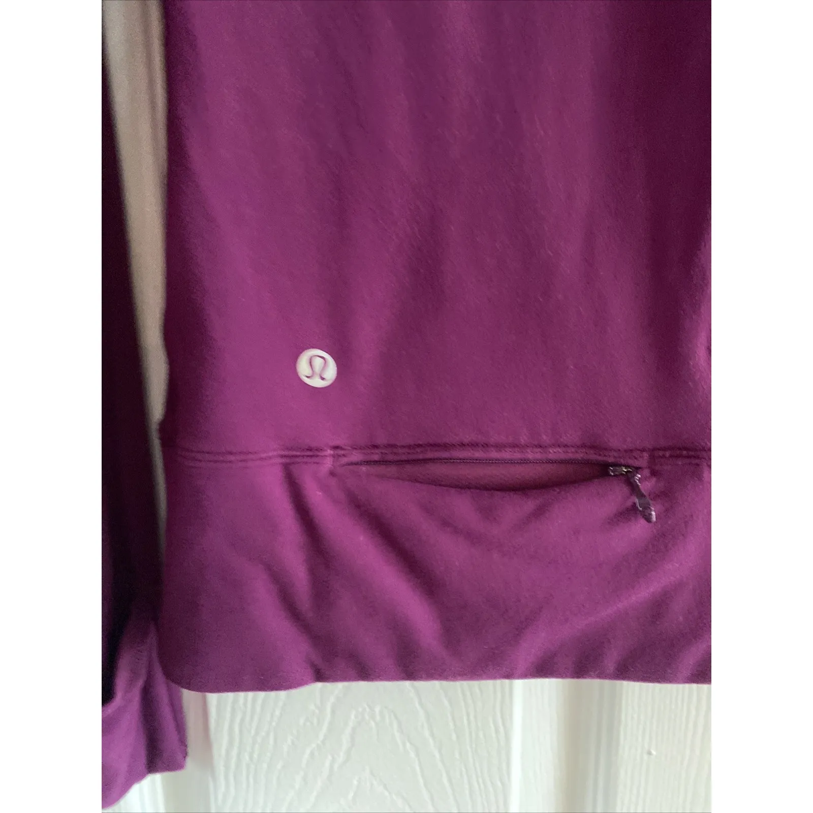 Lululemon Womens 6 Purple Pullover 1/4 Zip‎ Jacket - Image 6
