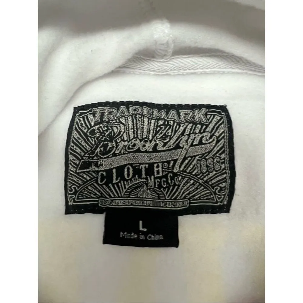 Brooklyn Cloth Co. * Good Vibes * Womans Hoodie Sz L - Image 3