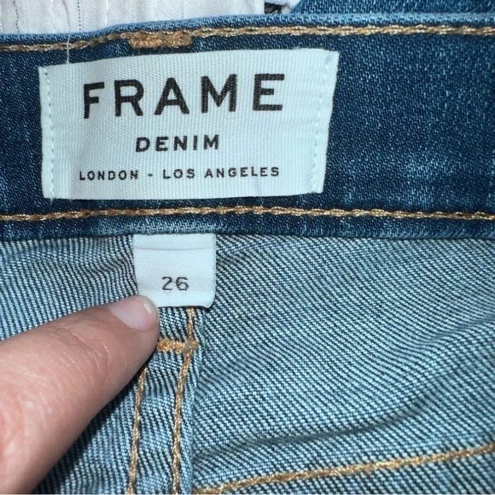 FRAME Le Garçon straight denim mid rise straight‎ leg ankle length denim size 26 - Image 7