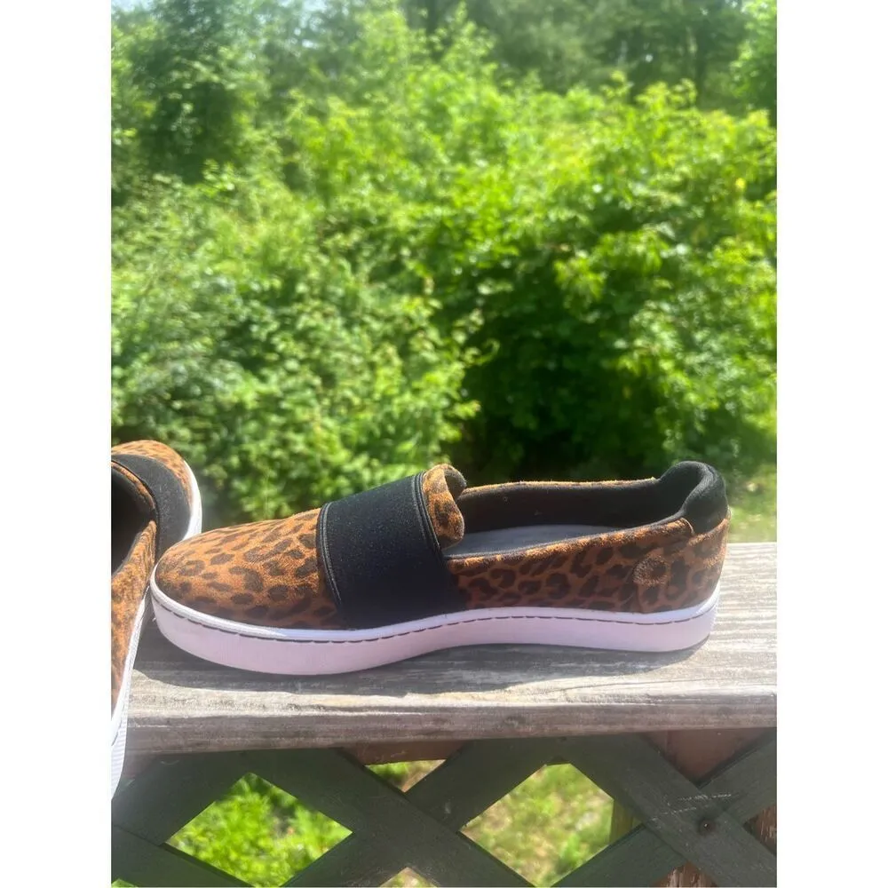 Clarks Pawley Wes Sneaker, Leopard Suede,  Women Sz 10 NWOB - Image 5