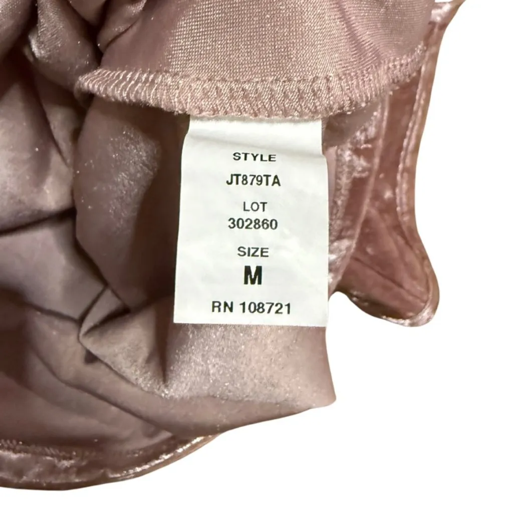 Antistar Pink Velvet Camisole Y2K V-neck Tank Top Women's Medium - Image 3