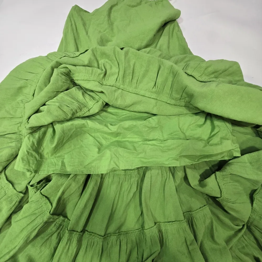 Free People x free-est Somewhere Sunny Maxi Dress in Kiwi - Image 7