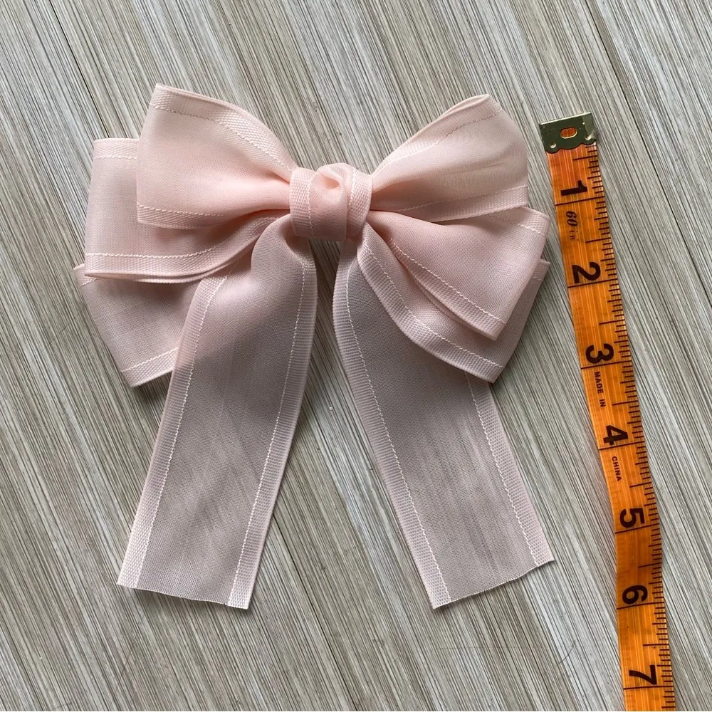 SeaFoam green & Pink Bow set - Image 2