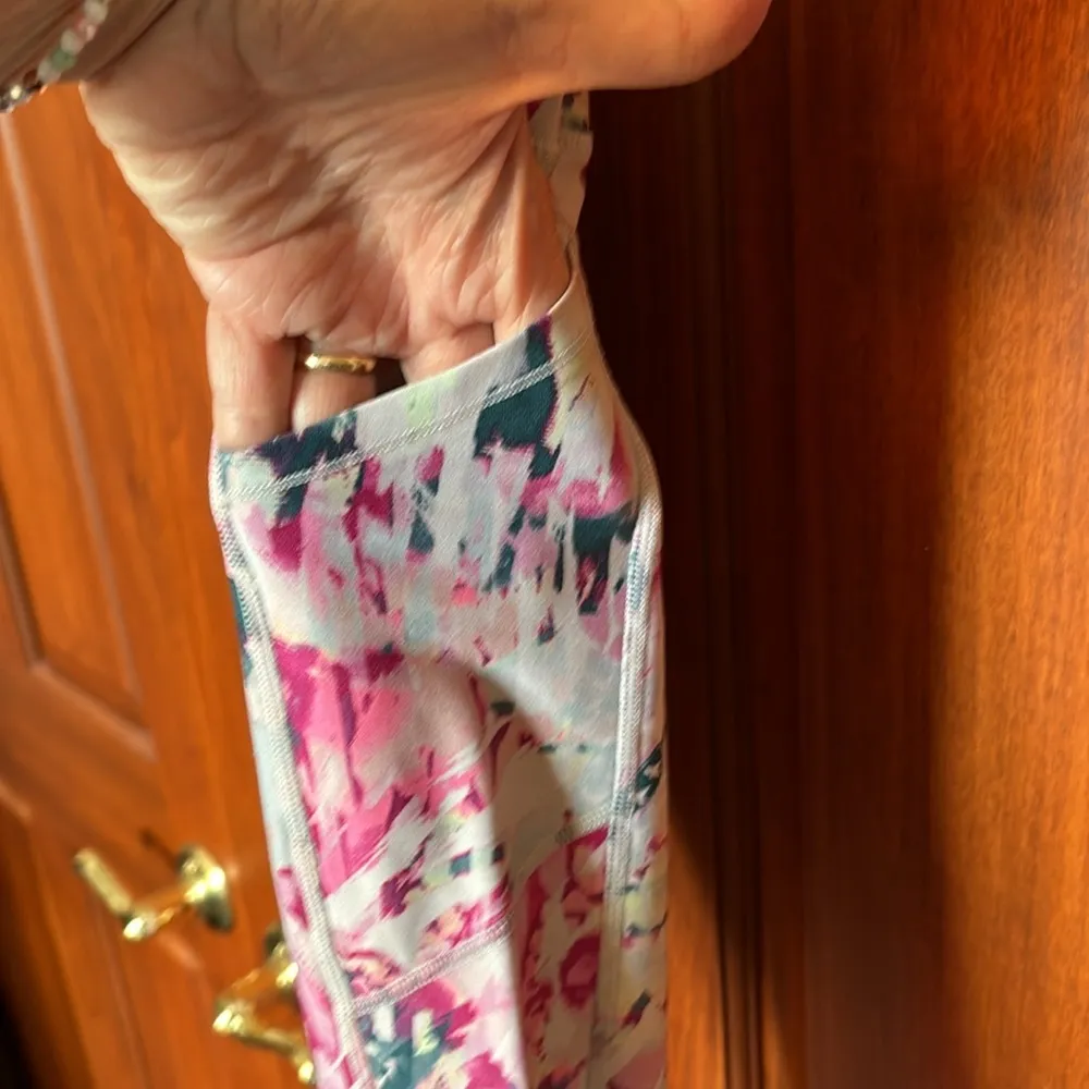 Calvin Klein performance Wick athletic wear stretchy leggings size XL Pink - Image 4