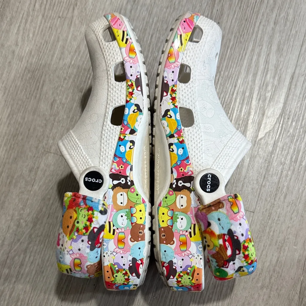 CROCS squishmallow White and Multicolor Clogs - Image 3
