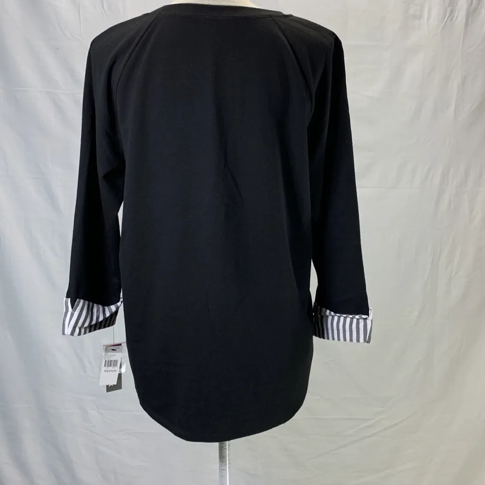 Alyx NWT Scoop Neck Black Dress Shirt Size Medium - Image 7