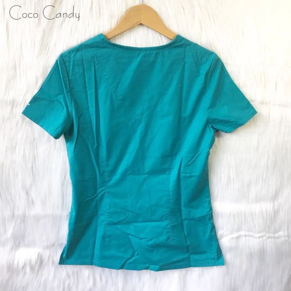 🔃Workflow By Landau Green Scrub Top - Image 3