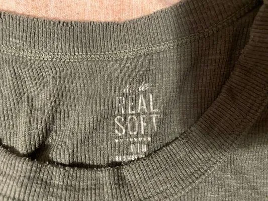 Real Soft Long Sleeve Ribbed Tee - Image 2