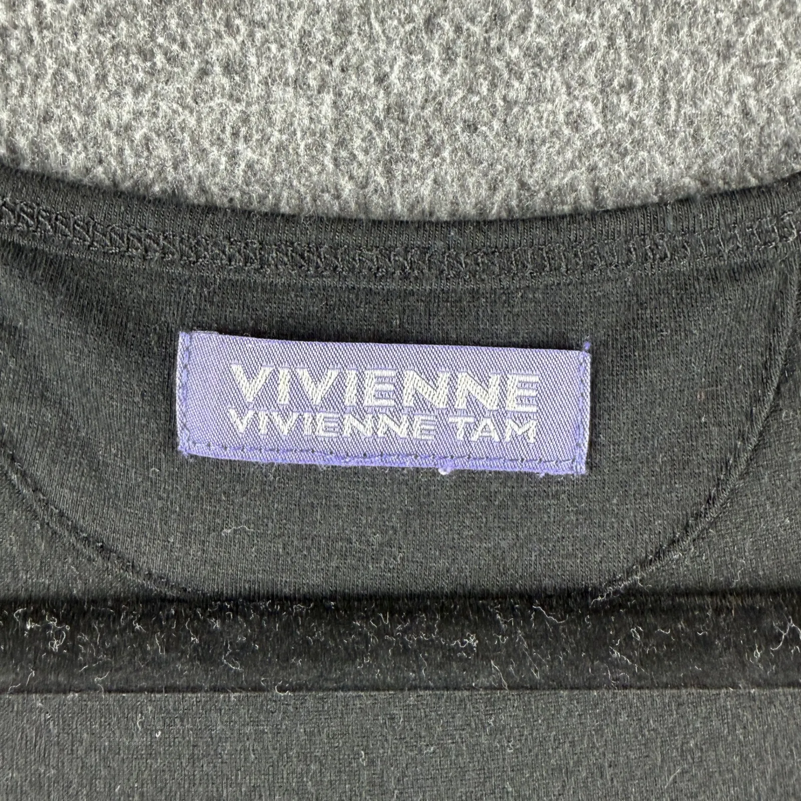 Vivienne Tam Black Sequin Houndstooth Tank Top Sparkle‎ Party Holiday Unk Size - Image 4