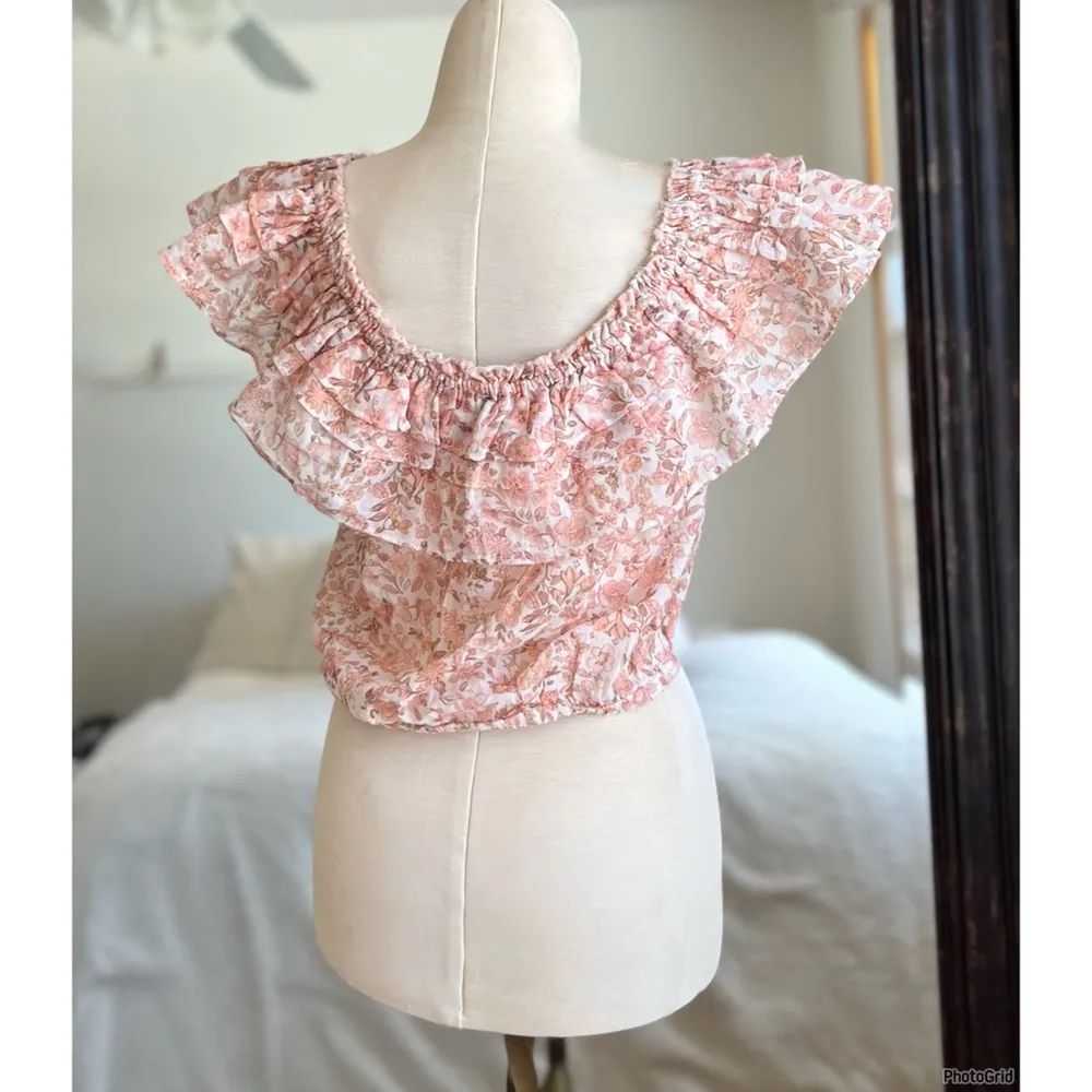 Loveshackfancy Dorin Crop Top Boho Girly - Image 3