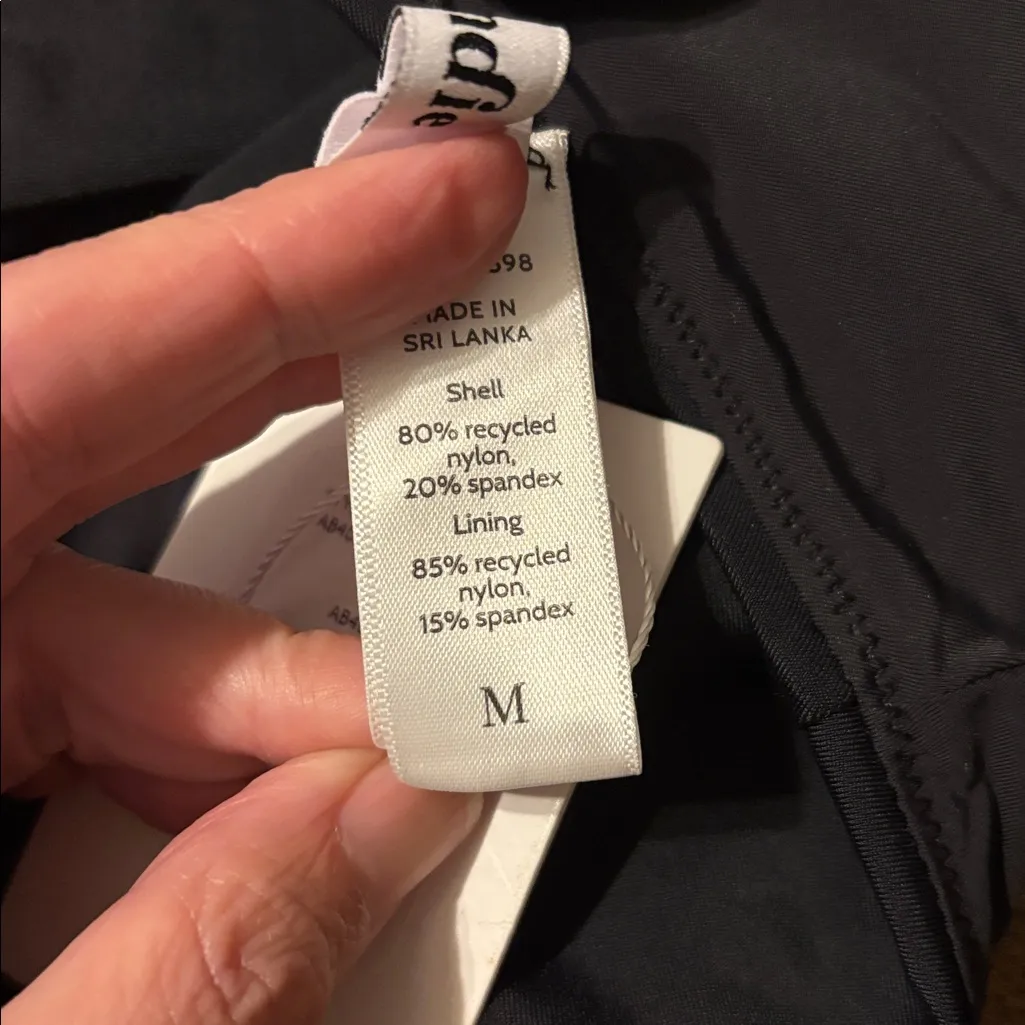 Andie‎ bikini Set Santorini Top 90s High Waisted Bottom black size M NWT - Image 10