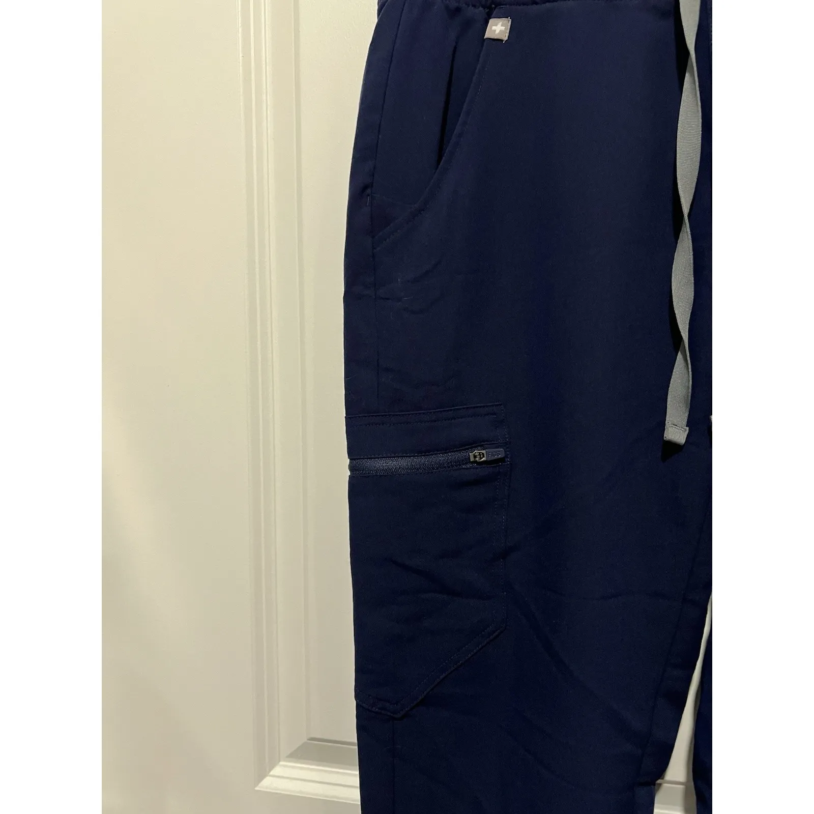 FIGS Navy Blue Scrub Set Casma Top Zamora Jogger Technical Collection Womens S - Image 5
