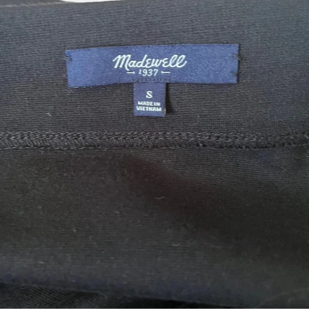 MADEWELL Women's Black Overlap‎ City Knit Skirt Small | EUC - Image 7