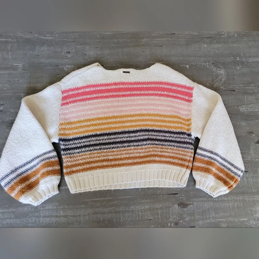 Billabong Striped Knit Sweater - Small - Image 11