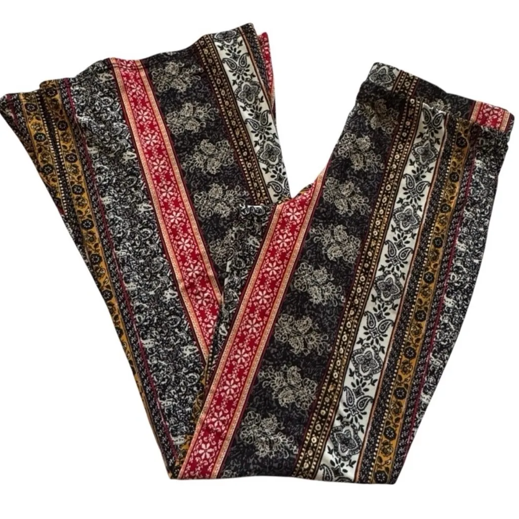 Eye Candy BOHO Soft Comfy Flare Bell Bottom Hippie Pants Size Large - Image 4