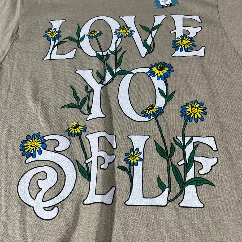 Life Clothing Co. “Love Yo Self” Graphic T-Shirt; Small Women’s; NEW - Image 2