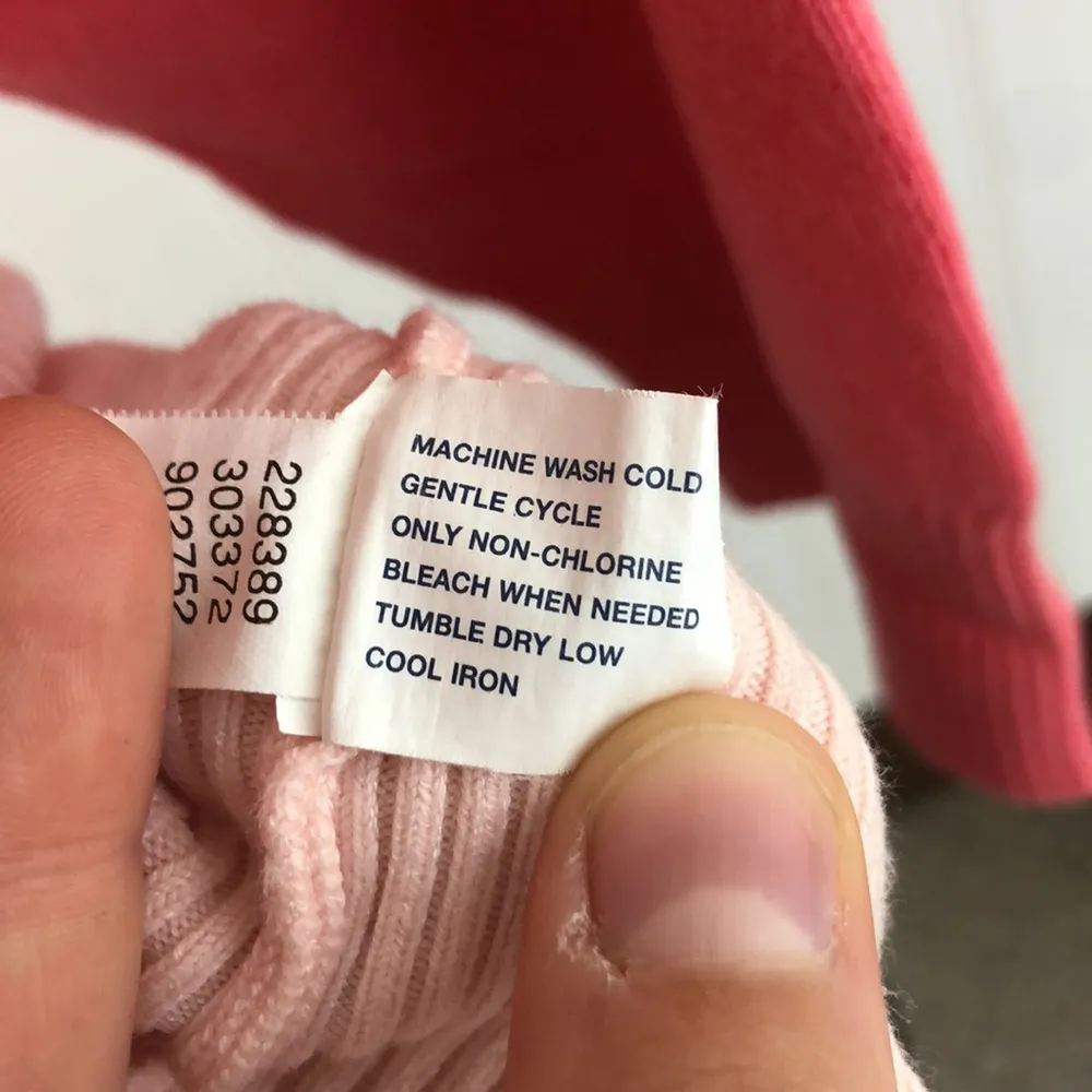 GAP Pink Two-Tone Button Down Sweater - Image 10