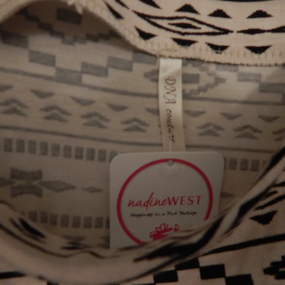 DNA Couture Tan Aztec Print Pencil Skirt - Image 2