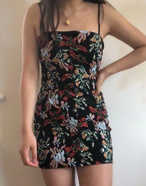 Aubrey Embroidered Mini Dress - Image 9