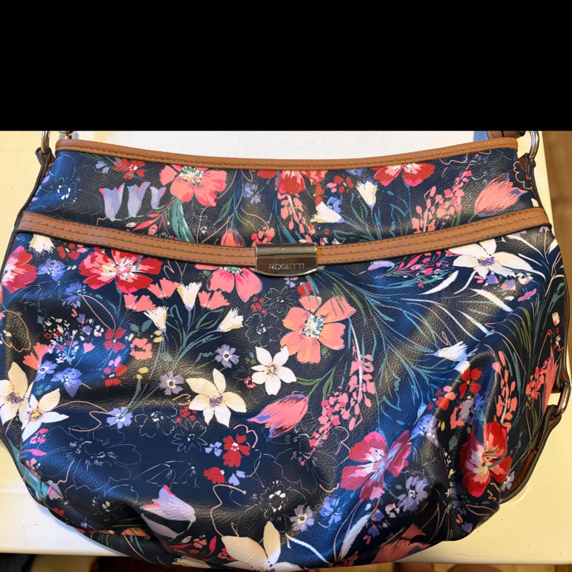 Rosetti Multicolor Floral art Hobo Bag medium - Image 4