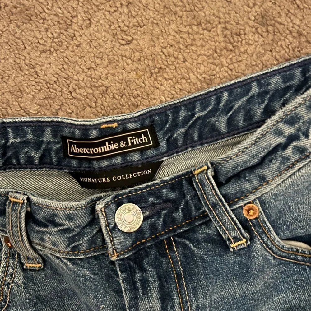 Abercrombie cropped raw hem ankle jean 29 - Image 10